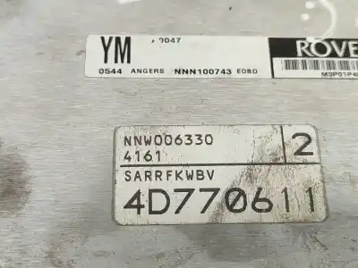 Second-hand car spare part ecu engine control for rover streetwise fastback 1.4 oem iam references nnw006330  