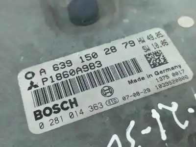 İkinci el araba yedek parçası ecu motor kontrol cihazi için mitsubishi colt vi (z3_a, z2_a) 1.5 di-d (z39a) oem iam referansları a6391502879  