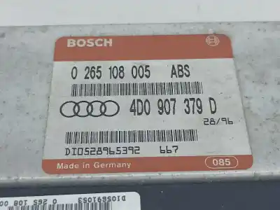 Автозапчасти б/у блок управления абс за audi a4 b5 avant (8d5) 1.8 t ссылки oem iam 0265108005  