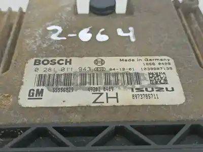Автозапчасти б/у блок управления двигателем за opel astra h gtc (a04) 1.7 cdti (l08) ссылки oem iam 0281011943  