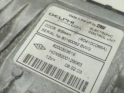 Second-hand car spare part ecu engine control for renault clio ii (bb_, cb_) 1.5 dci (b/cb07) oem iam references 8200303619  