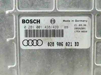 Автозапчастина б/у ебу контролер двигуна для audi a4 b5 avant (8d5) 1.9 tdi посилання на oem iam 0281001438439  