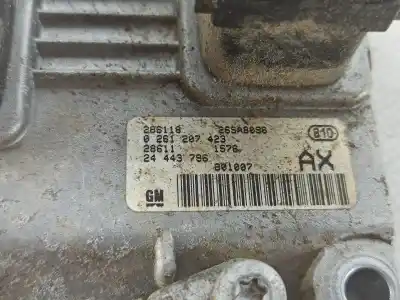 Second-hand car spare part ecu engine control for opel corsa c 1.2 16v cat (z 12 xe / lw4) oem iam references 24443796  