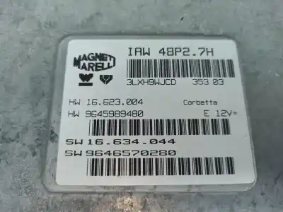 Second-hand car spare part ecu engine control for citroen c2 (jm_) 1.1 oem iam references 9645989480  