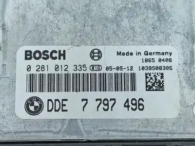 Second-hand car spare part ecu engine control for bmw 1 (e87) 118 d oem iam references 0281012335  
