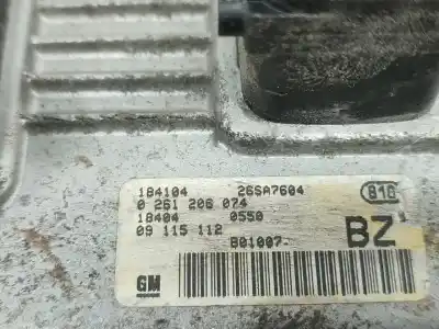Peça sobressalente para automóvel em segunda mão centralina de motor uce por opel corsa c (x01) 1.2 (f08 f68) referências oem iam 0261206074  