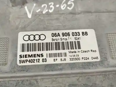 Second-hand car spare part ecu engine control for audi a3 (8p1) 1.6 gpl 2006 3p oem iam references 06a906033bb  