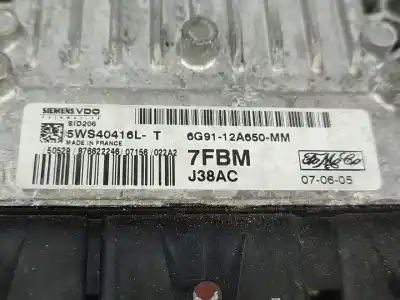 Автозапчасти б/у блок управления двигателем за ford s-max (wa6) 2.0 tdci ссылки oem iam 6g9112a650mm  