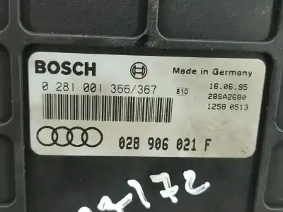 Peça sobressalente para automóvel em segunda mão centralina de motor uce por audi a4 b5 (8d2) 1.9 tdi referências oem iam 0281001366  