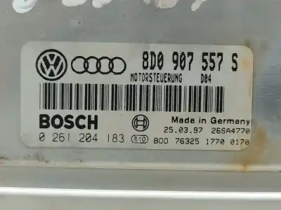 Автозапчасти б/у блок управления двигателем за audi a4 b5 (8d2) 1.8 t ссылки oem iam 8d0907557s  