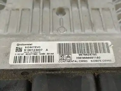 Автозапчастина б/у ебу контролер двигуна для citroen ds5 (kf_) 1.6 hdi 110 gasóleo 2012 5p посилання на oem iam 9666681180  