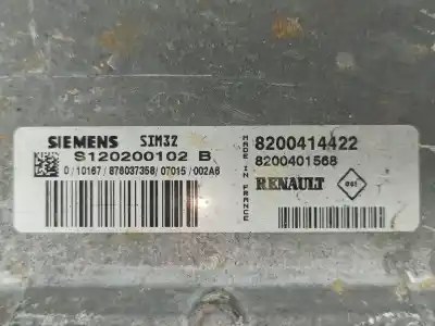 Second-hand car spare part ecu engine control for renault modus / grand modus (f/jp0_) 1.2 (jp0c jp0k fp0c fp0k fp0p jp0p jp0t) oem iam references 8200414422  