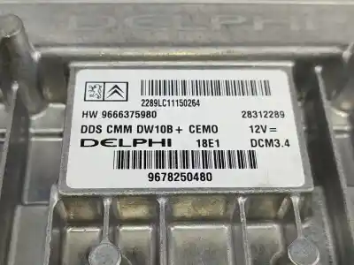 Peça sobressalente para automóvel em segunda mão centralina de motor uce por smart city-coupe (450) 0.8 cdi (s1clc1. 450.300. 450.301. 450.302. 450.303.... referências oem iam 9678250480  