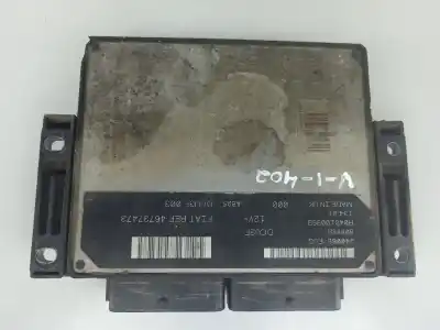 Pièce détachée automobile d'occasion calculateur moteur ecu pour fiat i doblò (119) 1.9 d (223axb1a) références oem iam 46737473