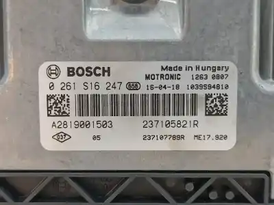 Автозапчасти б/у блок управления двигателем за renault twingo iii (bcm_) 0.9 tce 90 ссылки oem iam 237105821r  