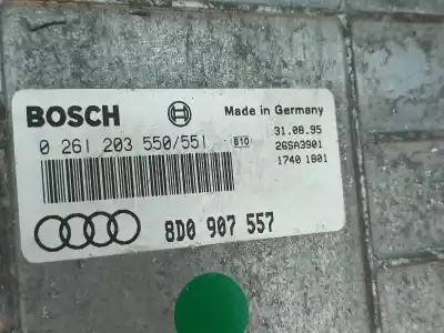 Автозапчасти б/у блок управления двигателем за audi a4 b5 (8d2) 1.8 t ссылки oem iam 8d0907557  