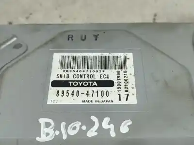 Автозапчасти б/у блок управления абс за toyota prius hatchback (_w2_) 1.5 hybrid (nhw20_. nhw20r) híbrido (gasolina) 2007 5p ссылки oem iam 8954047100  