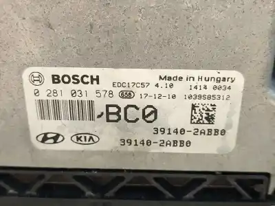 Second-hand car spare part ecu engine control for hyundai i30 fastback (pde, pden) 1.6 crdi oem iam references 391402abb0  