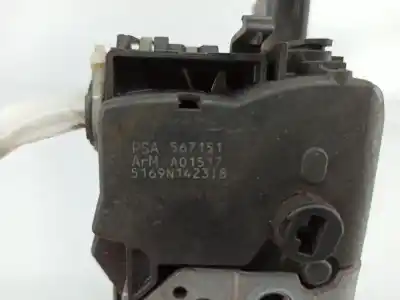 Автозапчастина б/у замок передній праві двері для peugeot 308 sw i (4e_, 4h_) 1.6 hdi посилання на oem iam 6pinos  