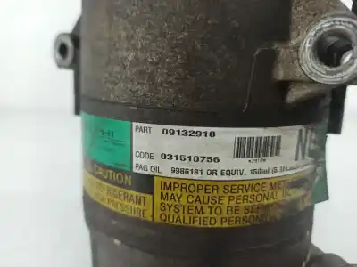 Second-hand car spare part air conditioning compressor for opel corsa c (x01) 1.2 (f08 f68) oem iam references 09132918  