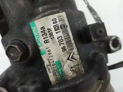 Second-hand car spare part air conditioning compressor for seat ibiza (6l1) 1.2 12v oem iam references 9670318880  