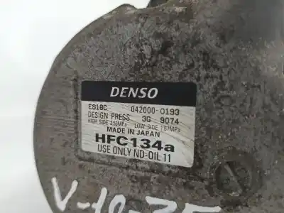 Автозапчасти б/у компрессор кондиционера воздуха за toyota prius hatchback (_w2_) 1.5 hybrid (nhw20_) ссылки oem iam 0420000193  