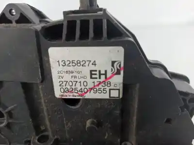 Автозапчасти б/у замок передней правой двери за opel corsa d (s07) 1.3 cdti (l08 l68) ссылки oem iam 13258274  