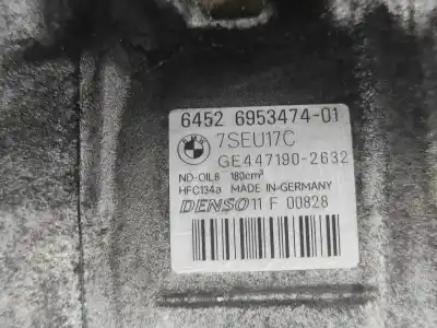 Second-hand car spare part air conditioning compressor for bmw 6 (e63) 645 ci oem iam references 6452695347401  
