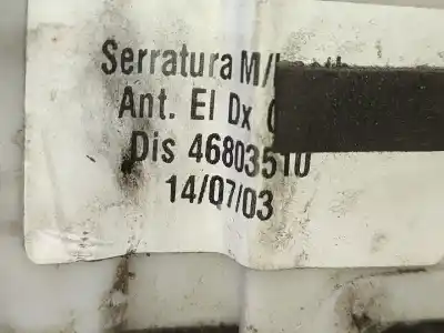 Автозапчасти б/у замок передней правой двери за fiat ii panda (169) (2003->) 1.2 ссылки oem iam 4pinos  