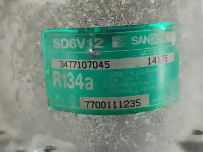 Автозапчасти б/у компрессор кондиционера воздуха за renault clio ii (bb_, cb_) 1.9 dti (b/cb0u) ссылки oem iam 7700111235  