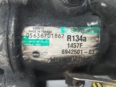 Peça sobressalente para automóvel em segunda mão compressor de ar condicionado a/a a/c por mini mini clubman (r55) cooper d referências oem iam 1457f  