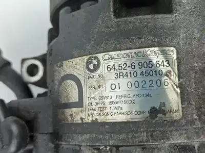 Second-hand car spare part air conditioning compressor for bmw 3 compact (e36) 316 i oem iam references 64526905643  