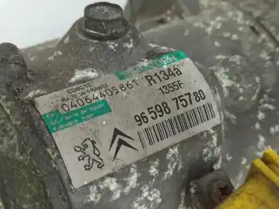 Pezzo di ricambio per auto di seconda mano compressore aria condizionata per peugeot 207 (wa_, wc_) 1.6 hdi riferimenti oem iam 9659875780  