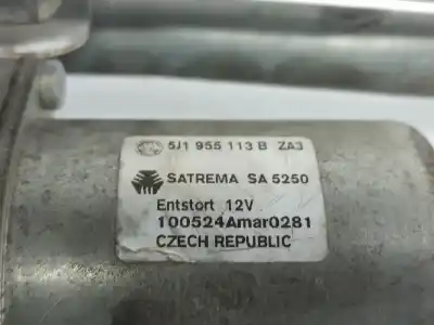 Автозапчастина б/у двигатель передніх склоочисників для skoda fabia ii hatchback (542, 5j) 1.6 tdi gasóleo 2010 5p посилання на oem iam 5j1955113b  