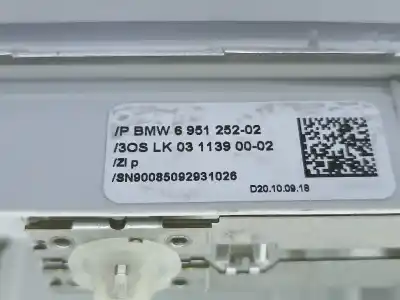 Peça sobressalente para automóvel em segunda mão luz interior por bmw 1 (e81) 118 d referências oem iam 6951252  