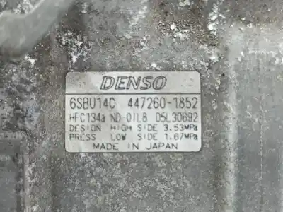 Peça sobressalente para automóvel em segunda mão compressor de ar condicionado a/a a/c por bmw 1 (e81) 118 d referências oem iam 4472601852  