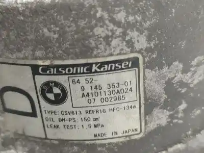 Second-hand car spare part air conditioning compressor for bmw x3 (e83) 2.0 d oem iam references 914535301  