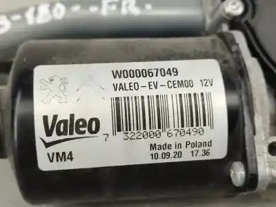 Автозапчасти б/у мотор переднего стеклоочистителя за citroen jumpy iii furgoneta (v_) 1.5 bluehdi 120 ссылки oem iam 9808465280  