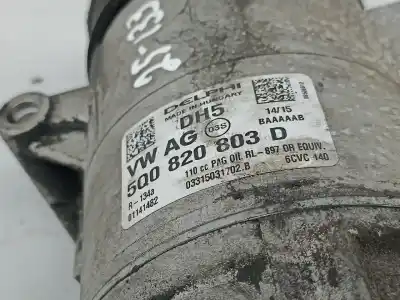 Автозапчастина б/у компресор кондиционера для skoda octavia iii break (5e5) 1528 ak gasóleo 2015 5p посилання на oem iam 5q0820803d  