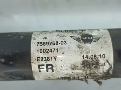 Автозапчастина б/у правий привід для mini mini (r56) one посилання на oem iam 758976803  