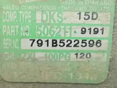 Second-hand car spare part air conditioning compressor for mitsubishi l 200 (ka0/kb0) 2.5 di-d cat oem iam references mn123626  