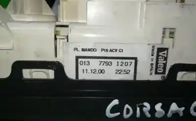Pezzo di ricambio per auto di seconda mano controllo climatico per opel corsa c (x01) 1.7 di (f08 f68) riferimenti oem iam   