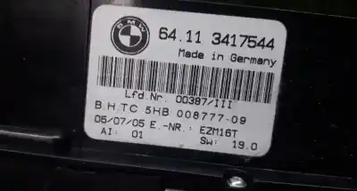 Peça sobressalente para automóvel em segunda mão comando de sofagem (chauffage / ar condicionado) por bmw x3 (e83) 2.0 d referências oem iam   
