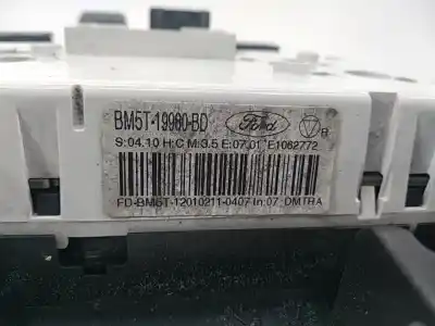 Peça sobressalente para automóvel em segunda mão comando de sofagem (chauffage / ar condicionado) por ford focus iii 1.6 tdci referências oem iam bm5t19980bd  