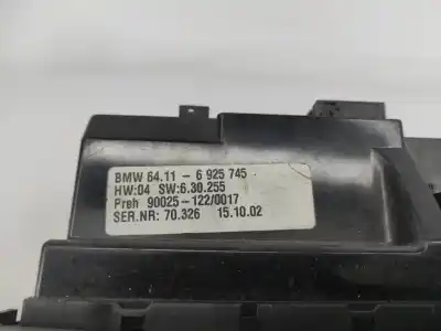 Second-hand car spare part climate control for bmw 7 (e65, e66, e67) 730 d oem iam references 64116925745  