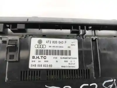 Автозапчастина б/у клімат-контроль для audi a6 c6 avant (4f5) 2.0 tdi посилання на oem iam 4f2820043p  