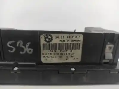 Peça sobressalente para automóvel em segunda mão comando de sofagem (chauffage / ar condicionado) por bmw 3 (e46) 320 d referências oem iam 64114126707  