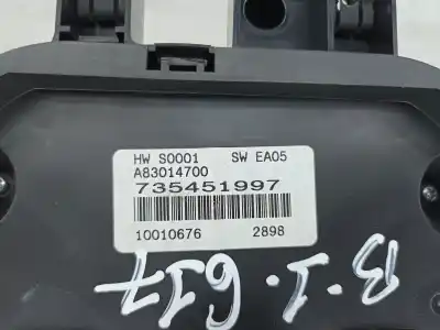 Peça sobressalente para automóvel em segunda mão comando de sofagem (chauffage / ar condicionado) por fiat 500 (312_) 1.3 d multijet (312axb1a) referências oem iam 735451997  