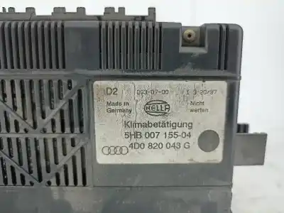 Second-hand car spare part climate control for audi a8 (d2) 2.5 tdi oem iam references 4d0820043g  