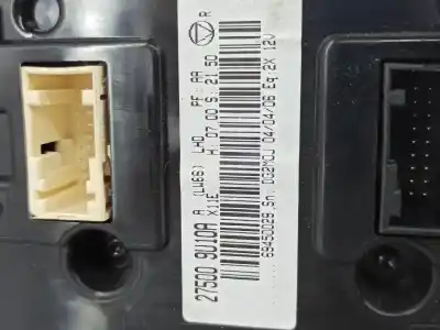 Second-hand car spare part climate control for nissan note (e11, ne11) 1.5 dci oem iam references 275009u10a  